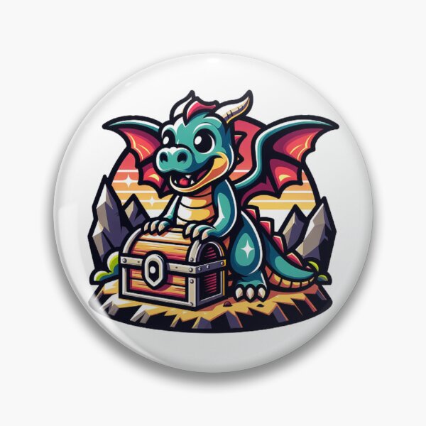 Item preview, The little dragon guards the treasure designed and sold by MusicEldorado.