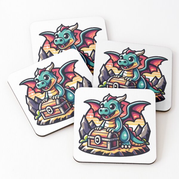 Item preview, The little dragon guards the treasure designed and sold by MusicEldorado.