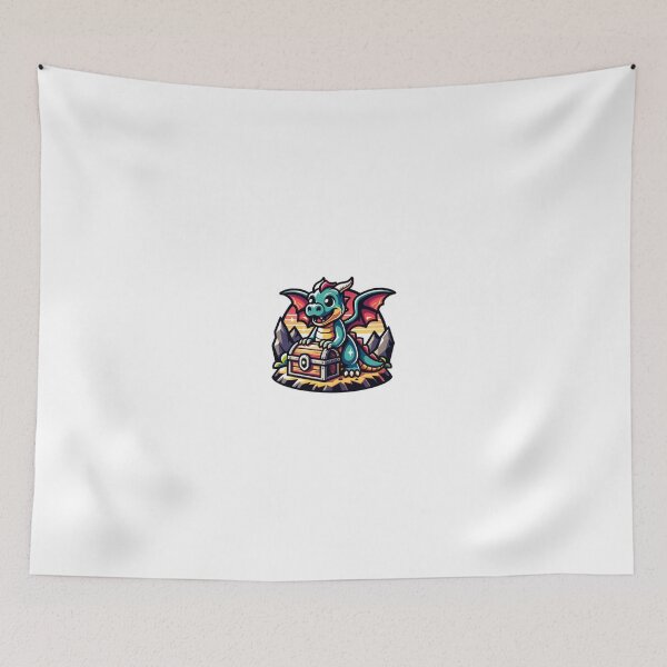 Item preview, The little dragon guards the treasure designed and sold by MusicEldorado.
