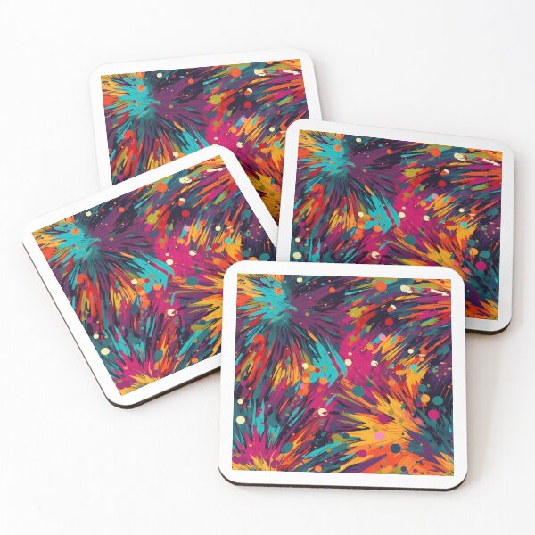 Item preview, Vivid Abstract Color Burst Pattern designed and sold by PICbyFemke.