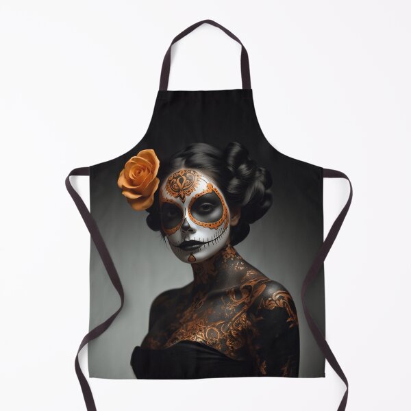 Item preview, Elegant gorgeous La Calavera Catrina, Lady of the afterlife, the Elegant Skull designed and sold by Fantasymachine.