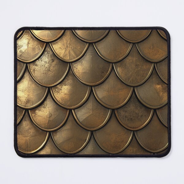 Item preview, Gold and Brass Scale Armor Pattern designed and sold by Reichcorp.