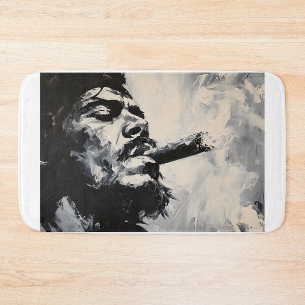 Item preview, Echoes of Liberation- Che Guevara in Black and White Rebellion, a Visual Symphony of Defiant designed and sold by OlfactoART Studio.