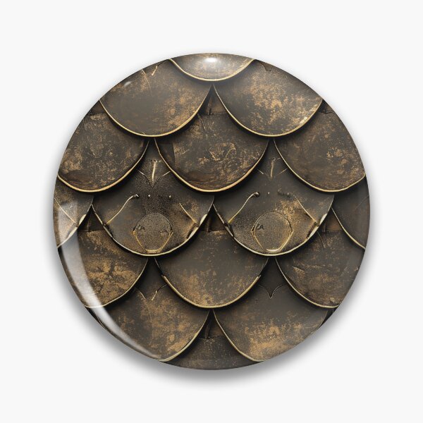 Item preview, Gold and Brass Scale Armor Pattern designed and sold by Reichcorp.