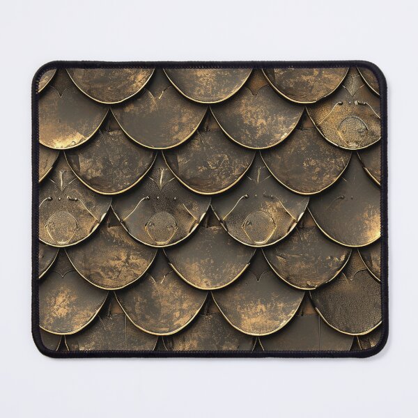 Item preview, Gold and Brass Scale Armor Pattern designed and sold by Reichcorp.