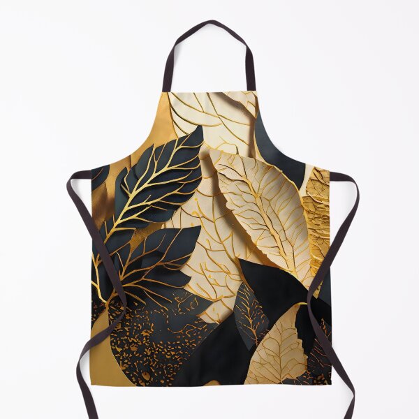 Item preview, Leaf, Leaves, Forest, Foliage, Nature, Tree, Plants, Gold, Layered Paper, Paper Cut, Black, White designed and sold by Golden-Feathers.