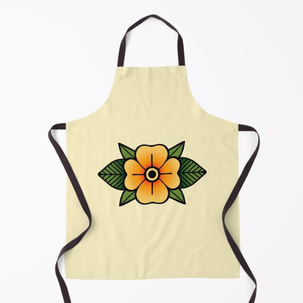 Item preview, Oldschool tattoo style flower designed and sold by Clara Memmoli.