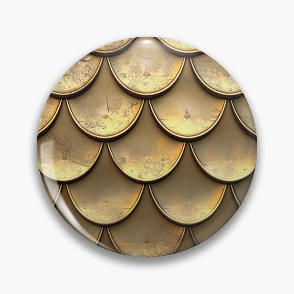 Item preview, Gold and Brass Scale Armor Pattern designed and sold by Reichcorp.