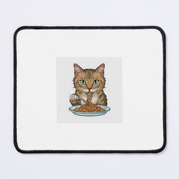 Item preview, Cat Eating Spaghettis designed and sold by VoxVirtuoso.