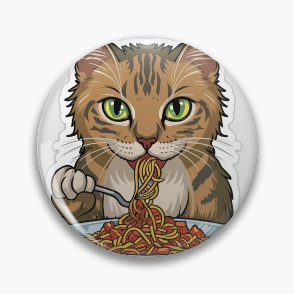 Item preview, Cat Eating Spaghettis designed and sold by VoxVirtuoso.