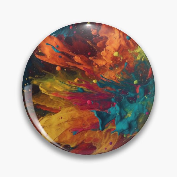 Item preview, Explosion of Cosmic Paint Splatters - colors  designed and sold by PICbyFemke.