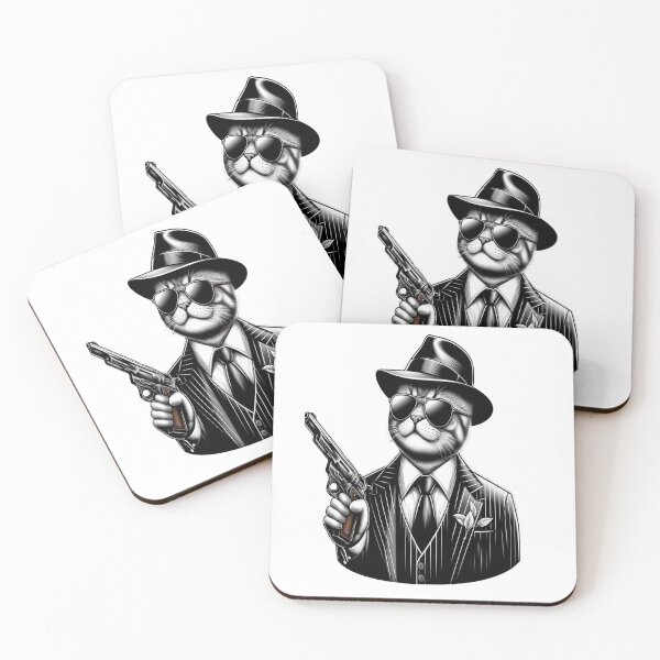 Item preview, Black Cat Criminal Gangster designed and sold by GLORY-LIFE.
