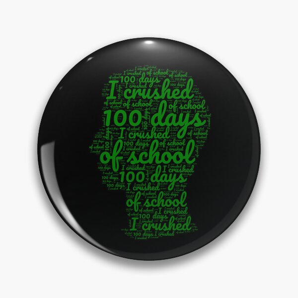 Item preview, I Crushed 100 Days Of School Funny Classic T-Shirt designed and sold by SurtimAlex.