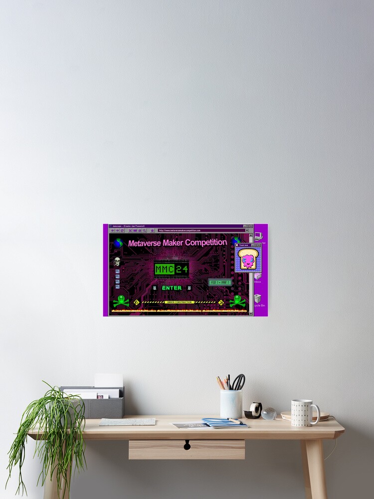 Thumbnail 2 of 3, Poster, Metaverse Maker Competition 2024 designed and sold by CreatorJam.
