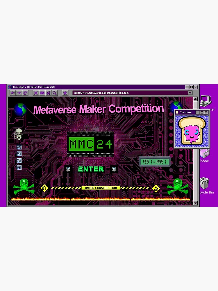Thumbnail 3 of 3, Poster, Metaverse Maker Competition 2024 designed and sold by CreatorJam.