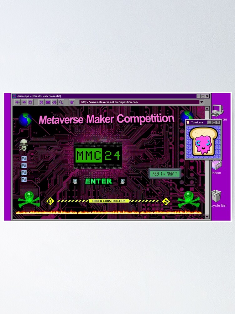 Thumbnail 1 of 3, Poster, Metaverse Maker Competition 2024 designed and sold by CreatorJam.