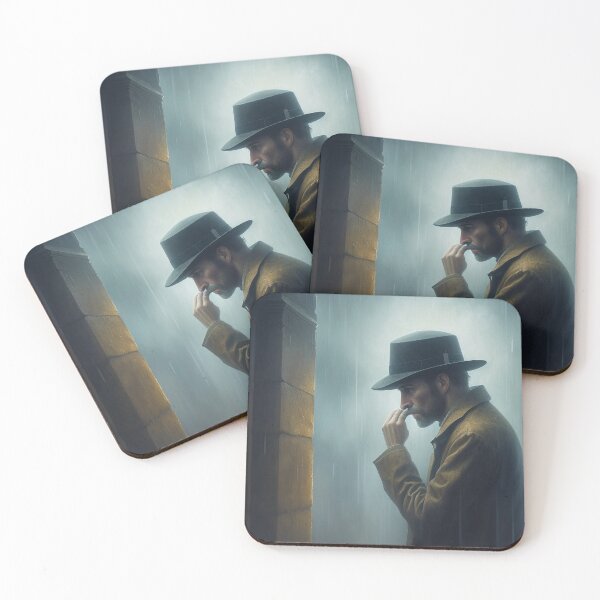 Item preview, The man who is a friend of the rain. designed and sold by EpicArtPrints.