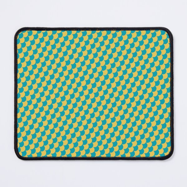 Item preview, Blue & Mustard Clouds Seamless Repeating Continuous Pattern Design designed and sold by Alchemy-A-La-G.