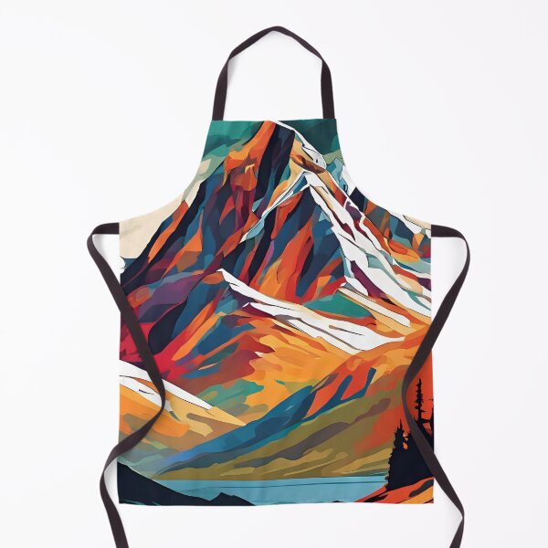 Item preview, Awe-Inspiring Mountain Peak Abstract  designed and sold by colorvisionart.
