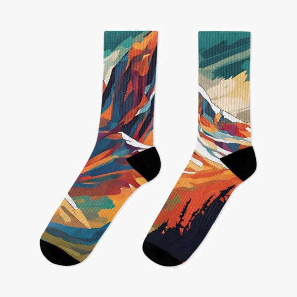 Item preview, Awe-Inspiring Mountain Peak Abstract  designed and sold by colorvisionart.