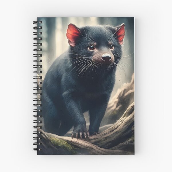 Item preview, Tasmanian devil in forest designed and sold by RubisLeaf.