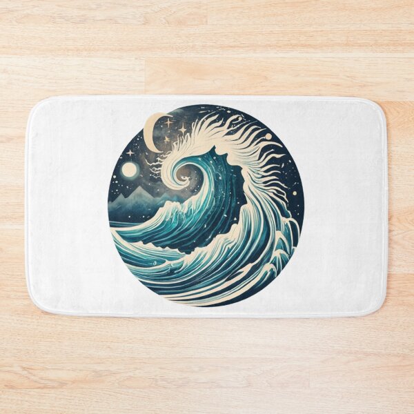 Item preview, Nostalgic Ripple Vintage Wave Sticker designed and sold by SellingWSarah17.