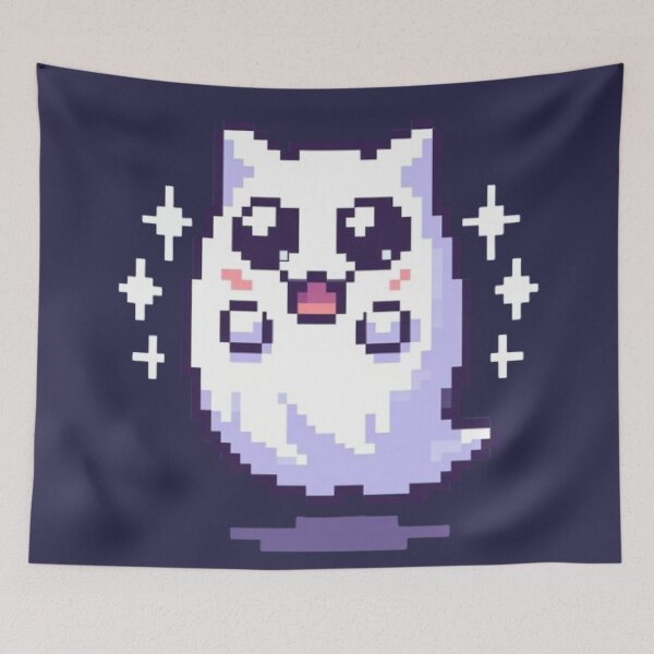 Item preview, "Schrödinger's Ghost Cat: Between Life and the Afterlife" designed and sold by Isai-64v16.