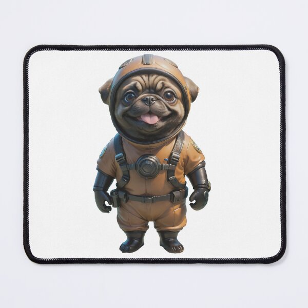 Item preview, Scuba diving pug dog designed and sold by GiwuArt777.