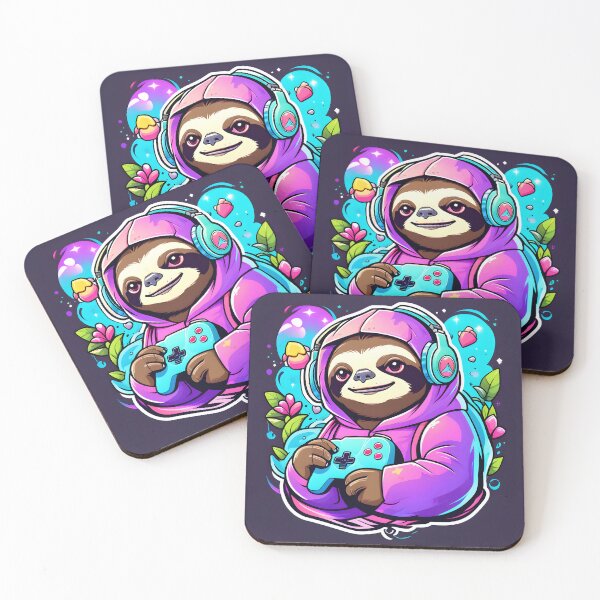 Item preview, Gamer Sloth Chic designed and sold by Chroma Artis.