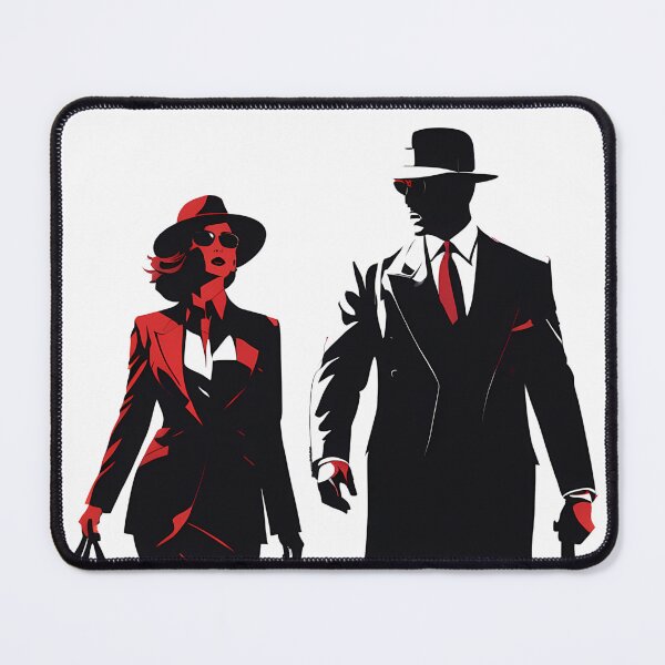 Item preview, Silent Drama: Mafia Illustrated in Surprising Digital Silhouettes designed and sold by Artedig.