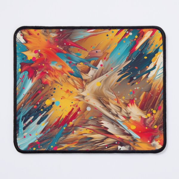 Item preview, Abstract Fiery Paint Splatter Dynamics designed and sold by PICbyFemke.