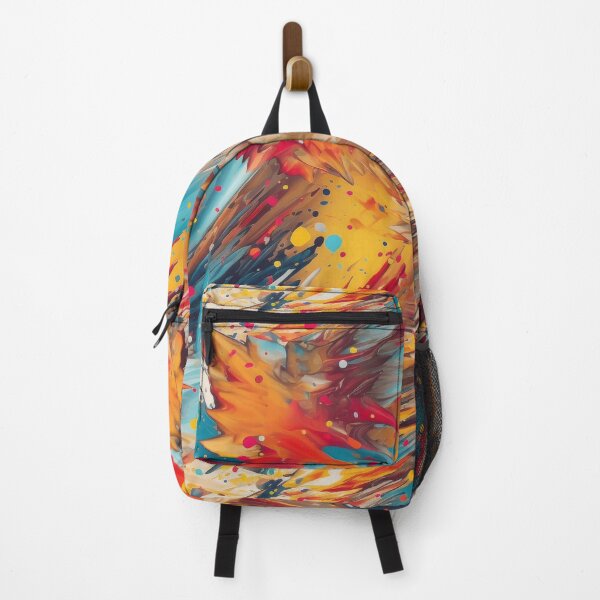 Item preview, Abstract Fiery Paint Splatter Dynamics designed and sold by PICbyFemke.