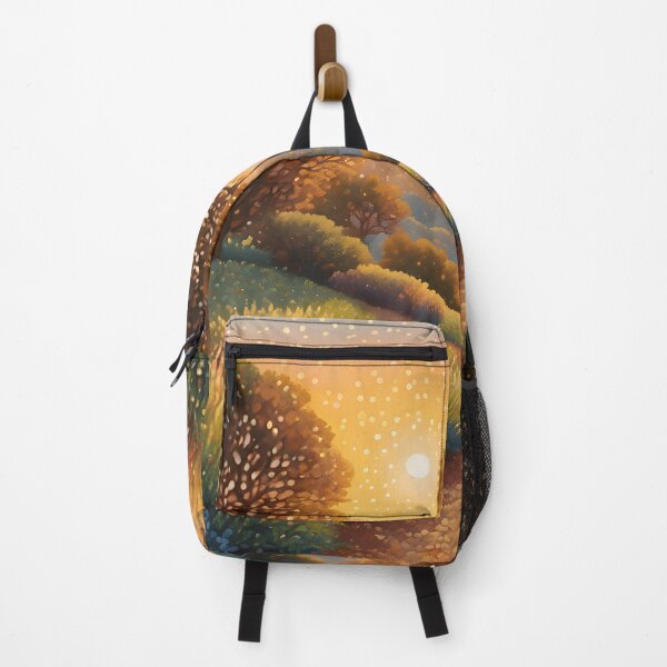 Item preview, Pointillist Landscape - Nature in Dots Art designed and sold by colorvisionart.