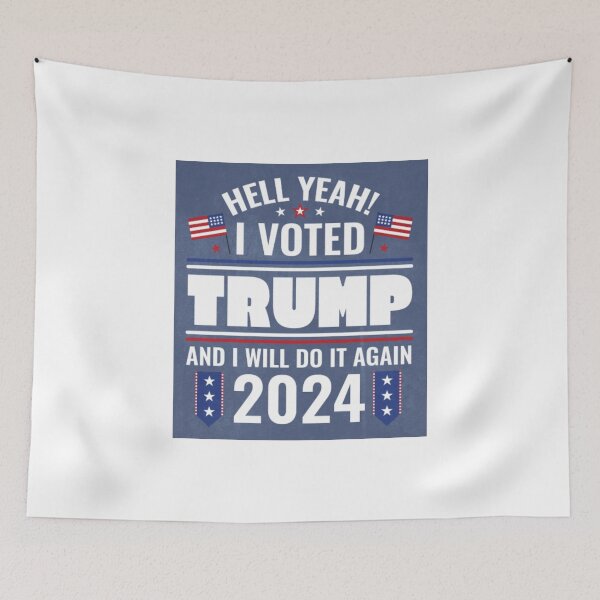 Item preview, Hell Yeah, I voted Trump and will do it again 2024 designed and sold by D1ogo.