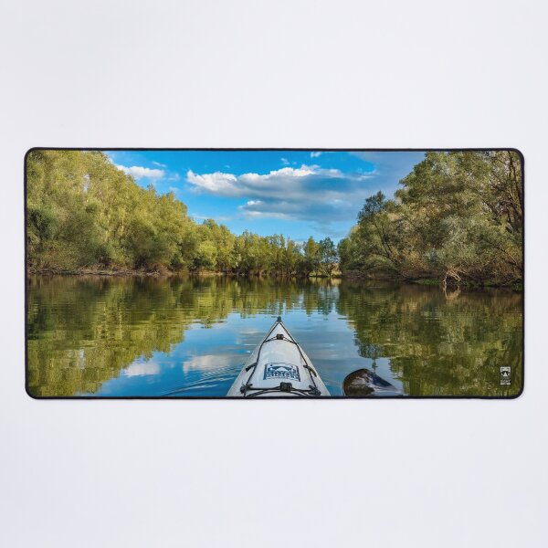 Item preview, Desk Mat Kayak Forest designed and sold by KayakSight.