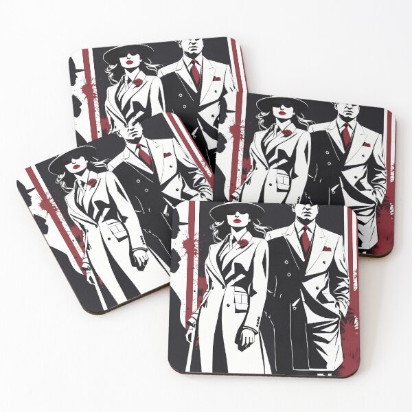 Item preview, Mafia Revealed: Digital Silhouettes as Witnesses to Crime designed and sold by Artedig.
