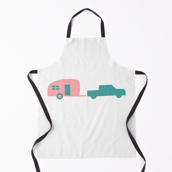 Item preview, Truck Towing Vintage Camper - Retro Colors designed and sold by Jon Mardin.