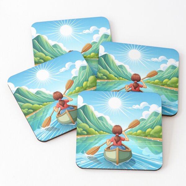 Item preview, Canoe Journey in France designed and sold by RobertMartinArt.