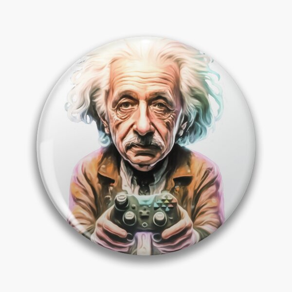 Item preview, Albert Einstein Gamer designed and sold by CorvegaDesigns.