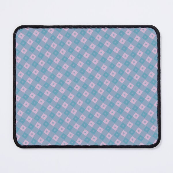 Item preview, Blue & Pink Square Stars Seamless Continuous Pattern Textile designed and sold by Alchemy-A-La-G.