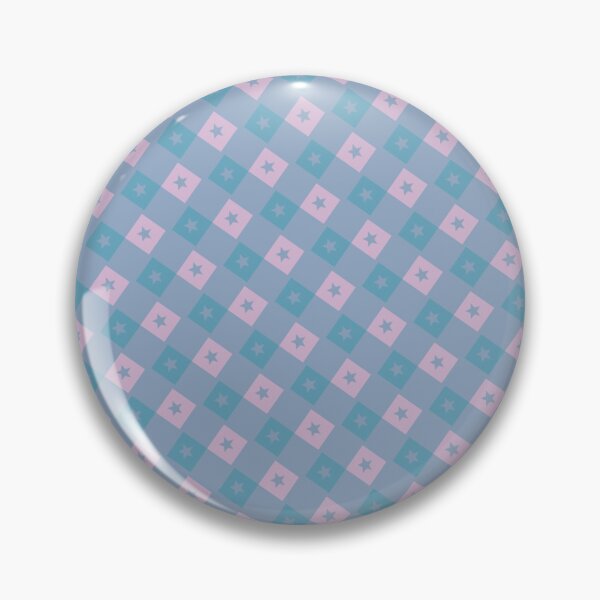 Item preview, Blue & Pink Square Stars Seamless Continuous Pattern Textile designed and sold by Alchemy-A-La-G.