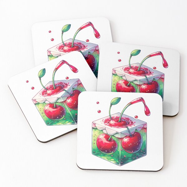Item preview, Juicy Cherry Juice Box Sticker Art designed and sold by mymagicstoreus.