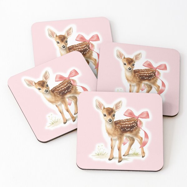 Item preview, Cute Fawn - Coquette Bow Style  designed and sold by Mugfulmomentz.
