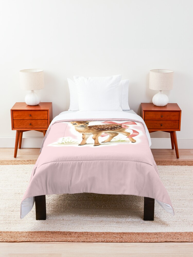 Disover Cute Fawn - Coquette Bow Style Quilt