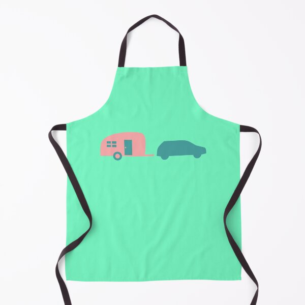 Item preview, SUV Towing Vintage Camper - Retro Colors designed and sold by Jon Mardin.
