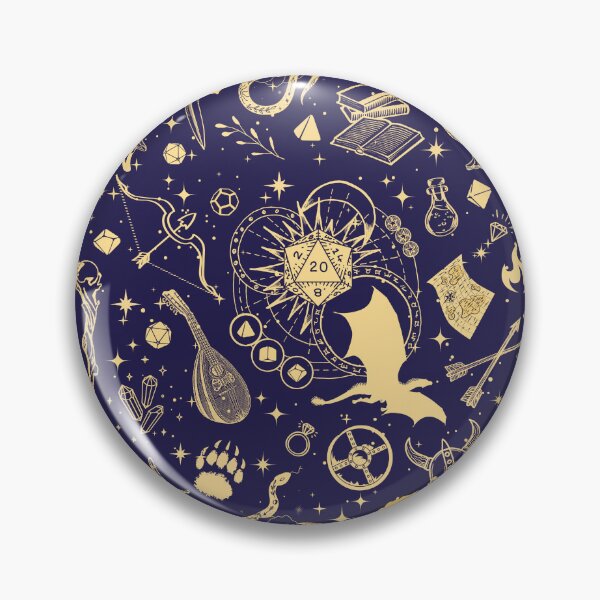 Item preview, DND RPG pattern seamless: dungeons and dragons doodles, Celestial night sky and stars constellations designed and sold by DungeonAtelier.