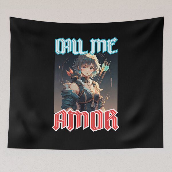 Item preview, Cupid say call me  Amor in cute anime romantic style for valentines day gifts designed and sold by thankful-loco.