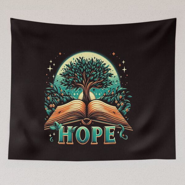 Item preview, Hope comes from books and tree designed and sold by GLORY-LIFE.