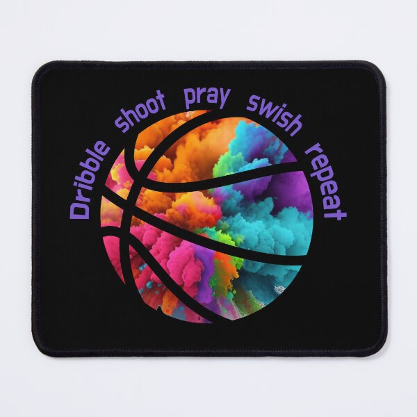 Item preview, Abstract Basketball Dribble Shoot Pray Swish Repeat designed and sold by Guess4best.