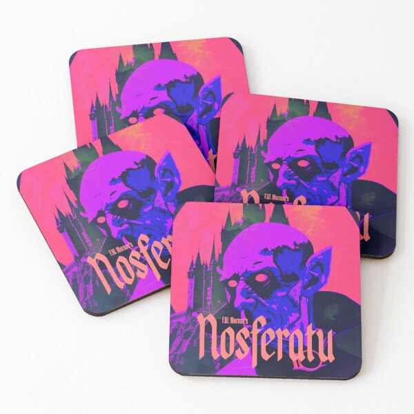 Item preview, Nosferatu Pop Art Neon Noir Art, Max Schreck, F. W. Murnau designed and sold by PrintShangri-La.